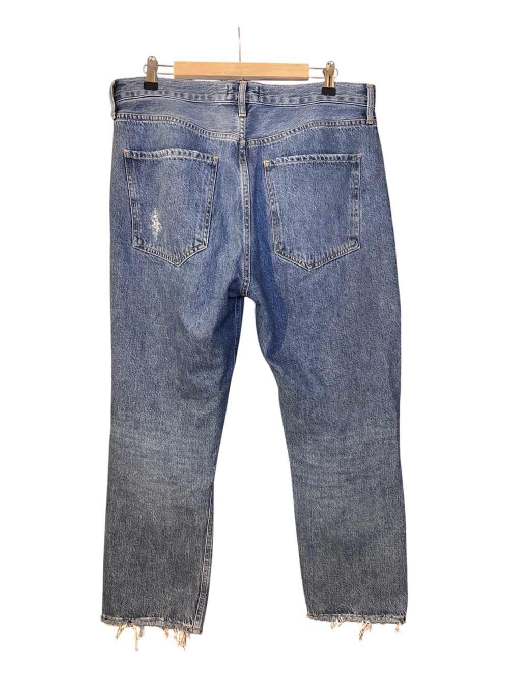 Agolde Riley High Rise Straight Crop Jeans size 31 - Picture 7 of 9